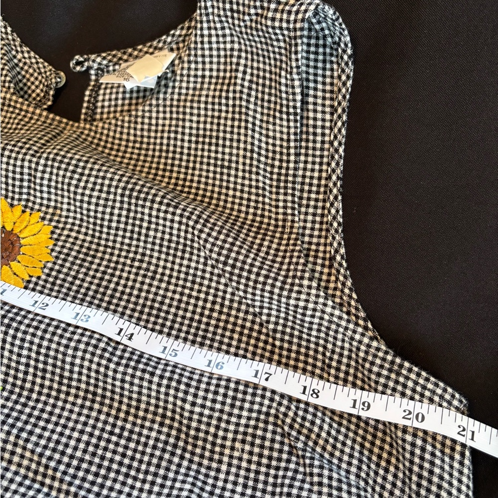 Vintage Sunflower 2 piece set Dress/Top - Picture 10 of 14